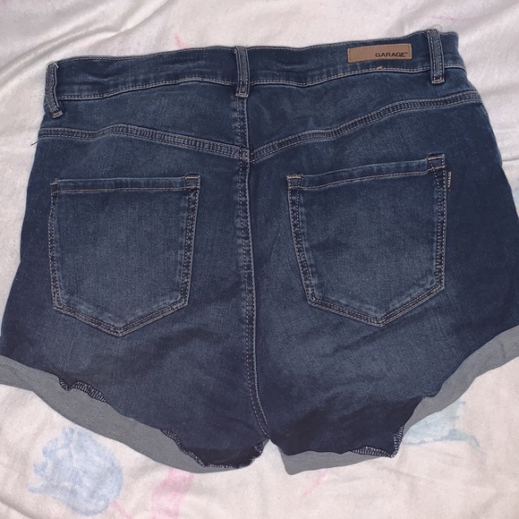 Garage jean shorts size 9 dark blue - Picture 3 of 3
